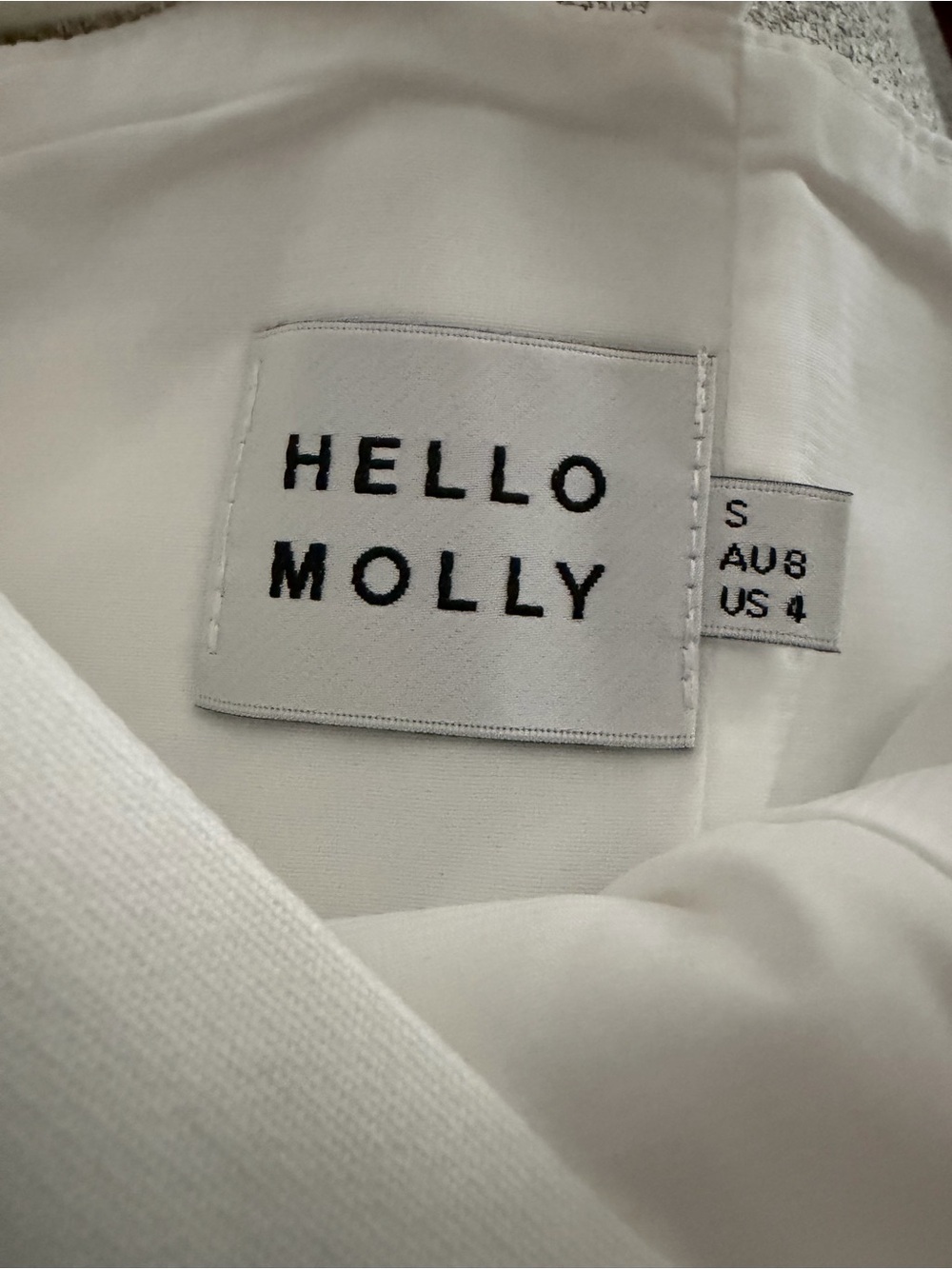 Hello Molly White Ruffle Mini Dress - Picture 3 of 3